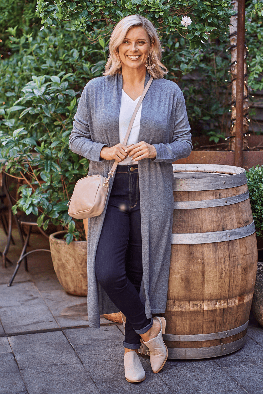 Dark grey sales cardigan womens