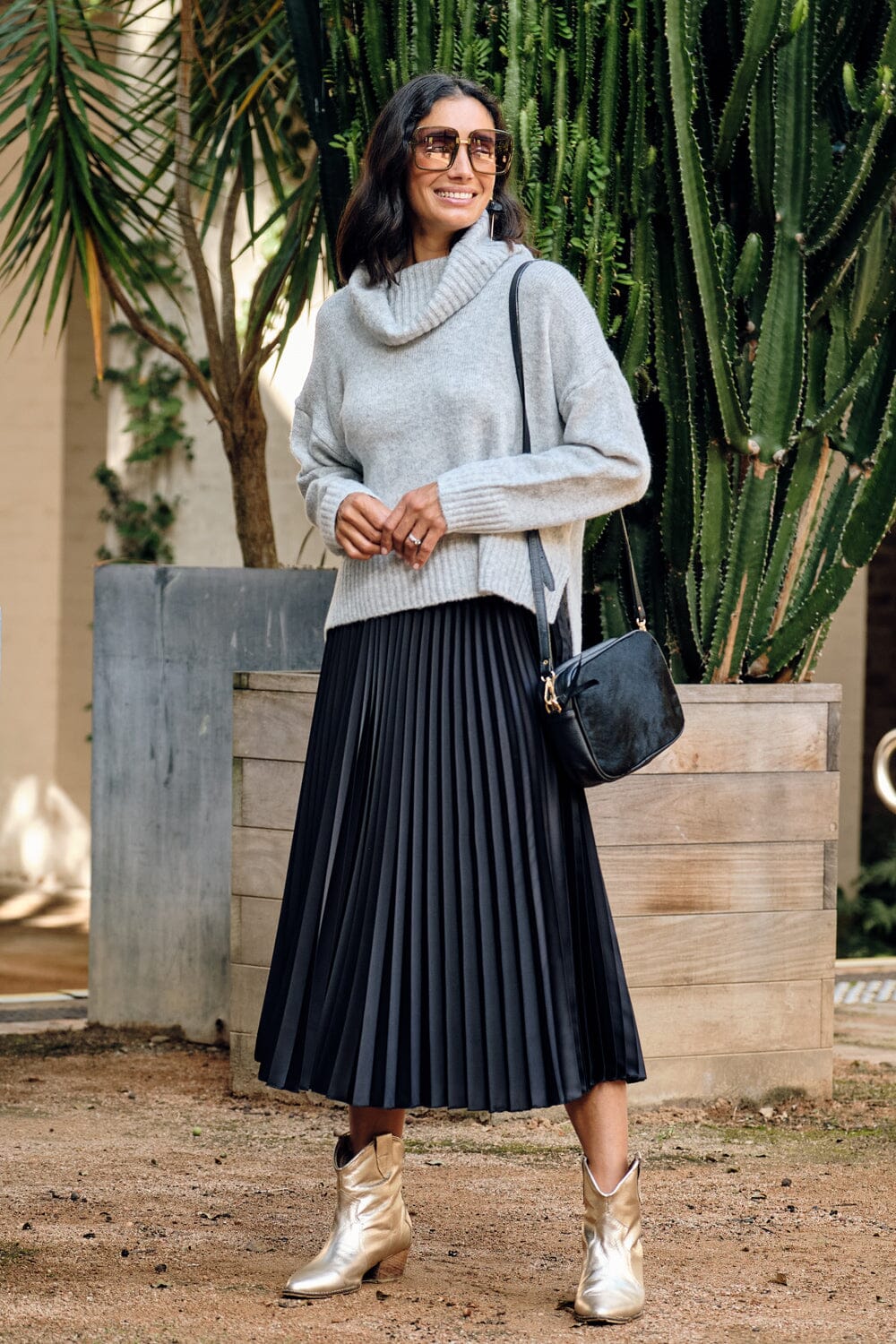 Black Pleated Midi Skirt black-pleated-midi-skirt