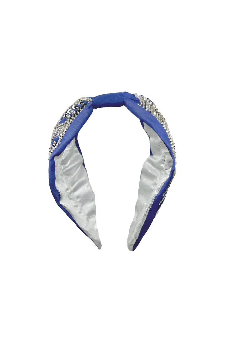 Abella Embellished Headband Cobalt Blue- Pre Order Accessories