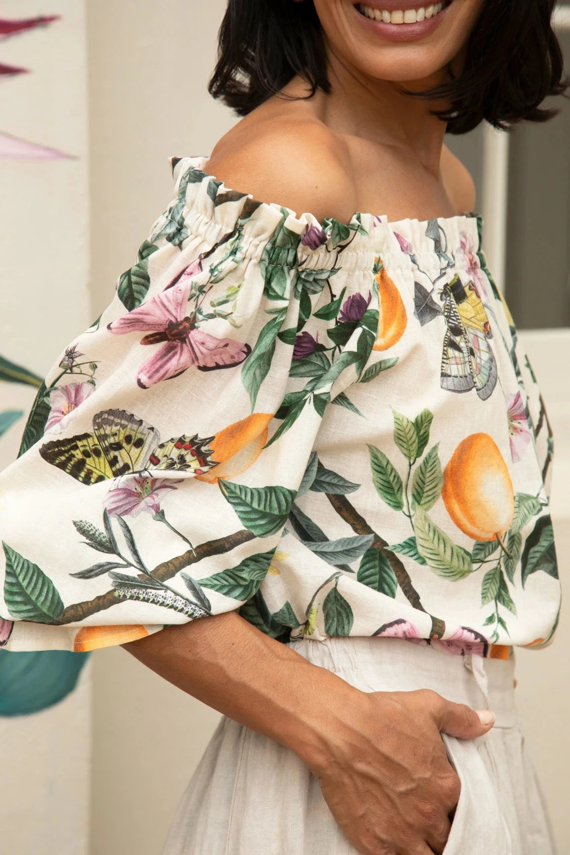 Botanica Off Shoulder Top Tops