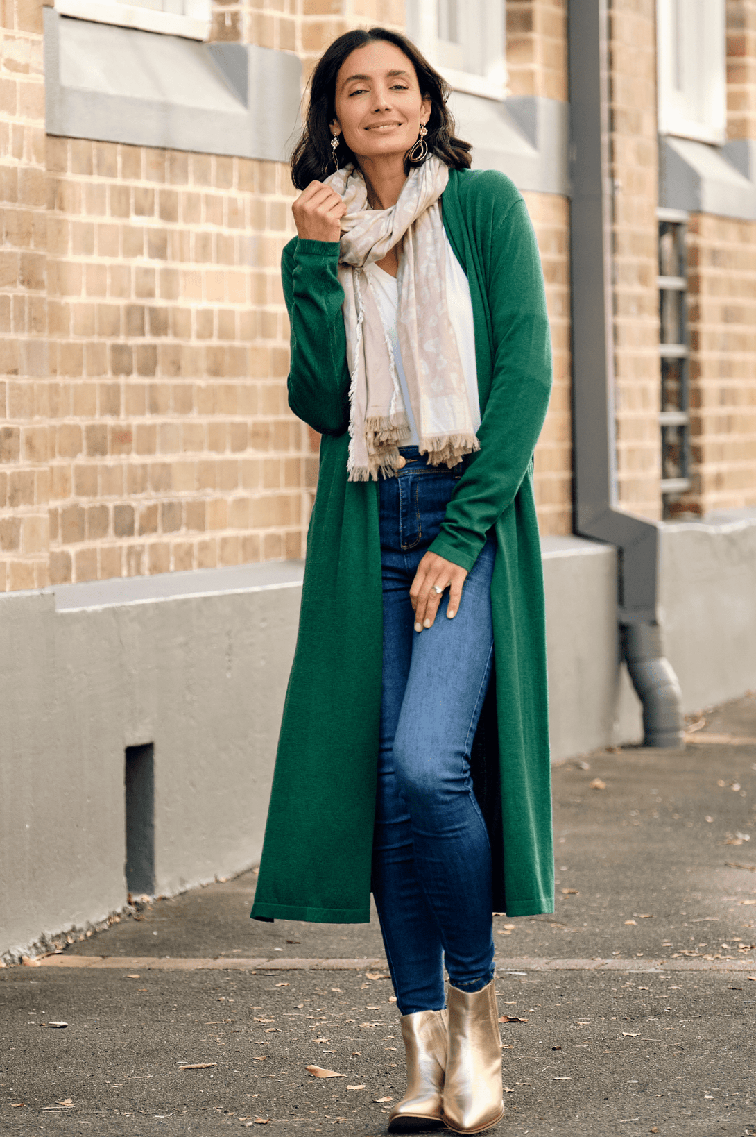 Gracelyn Cardigan Emerald Knitwear