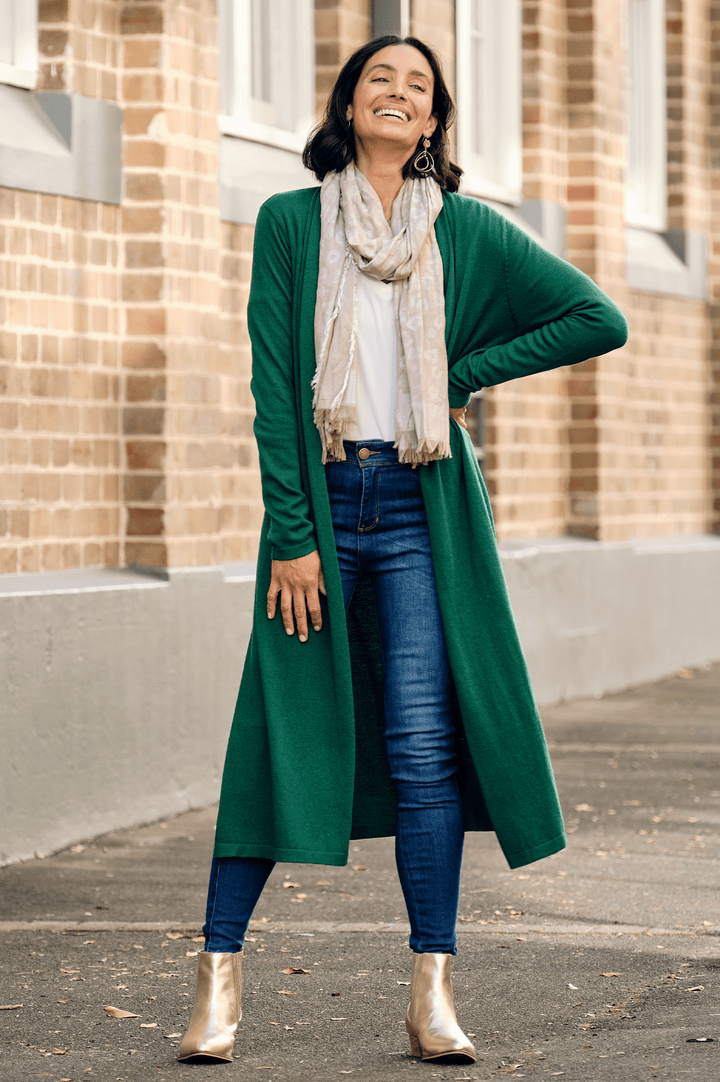 Gracelyn Cardigan Emerald Knitwear