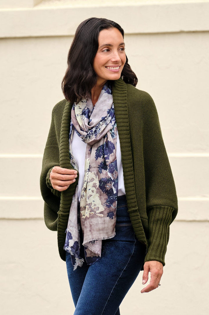 Leanne Cardigan Olive Knitwear