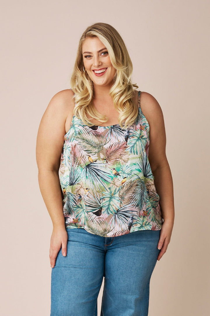 Ana Camisole Top Kalea Print Tops