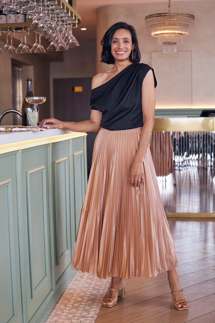 Jemma Reversible Skirt Champagne Skirt