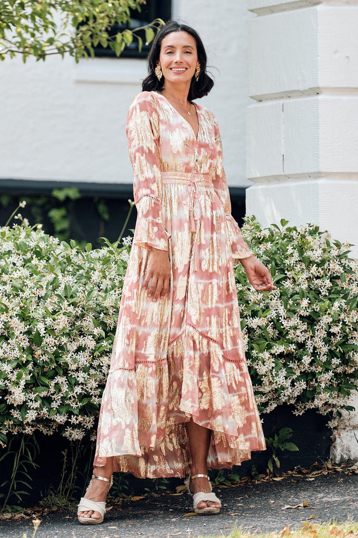 Halina Dress in Blush Dress