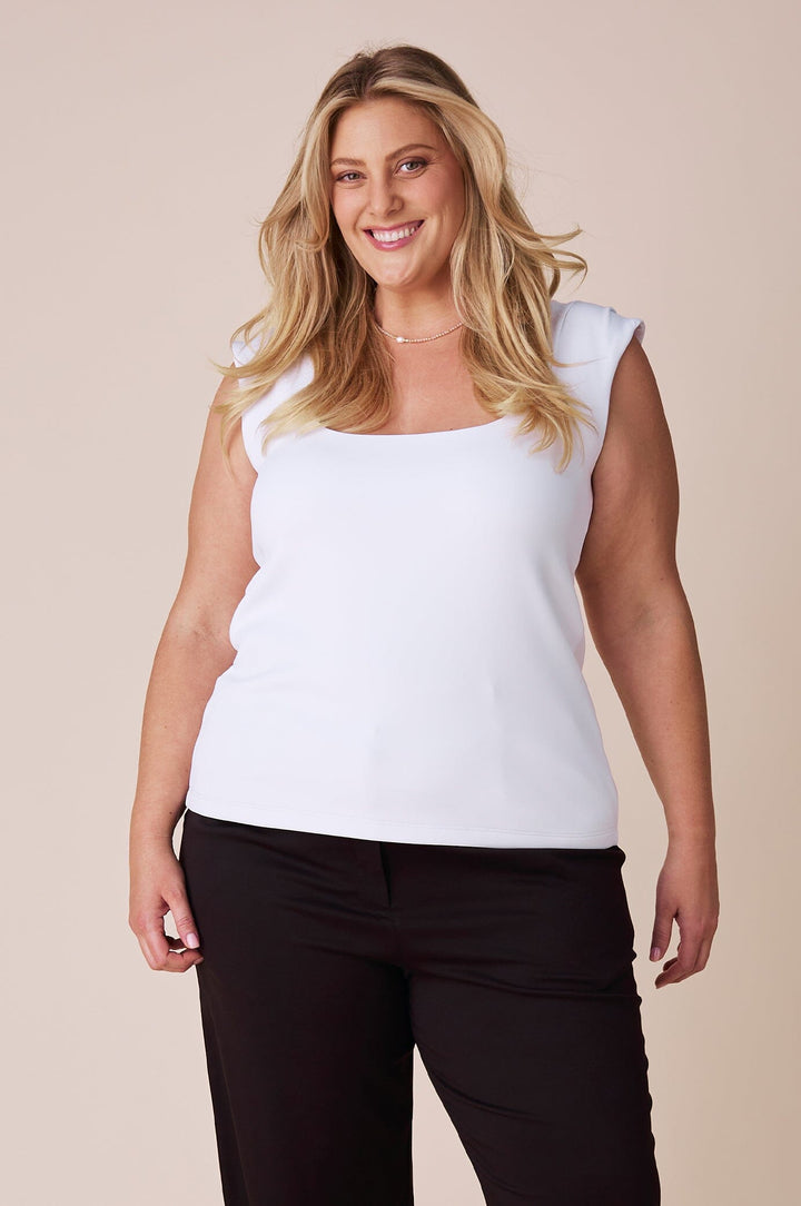 Lina Top White Tops