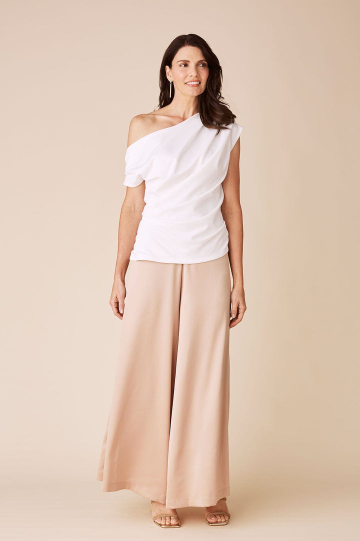 Sloane Wide Leg Pants Champagne Pants