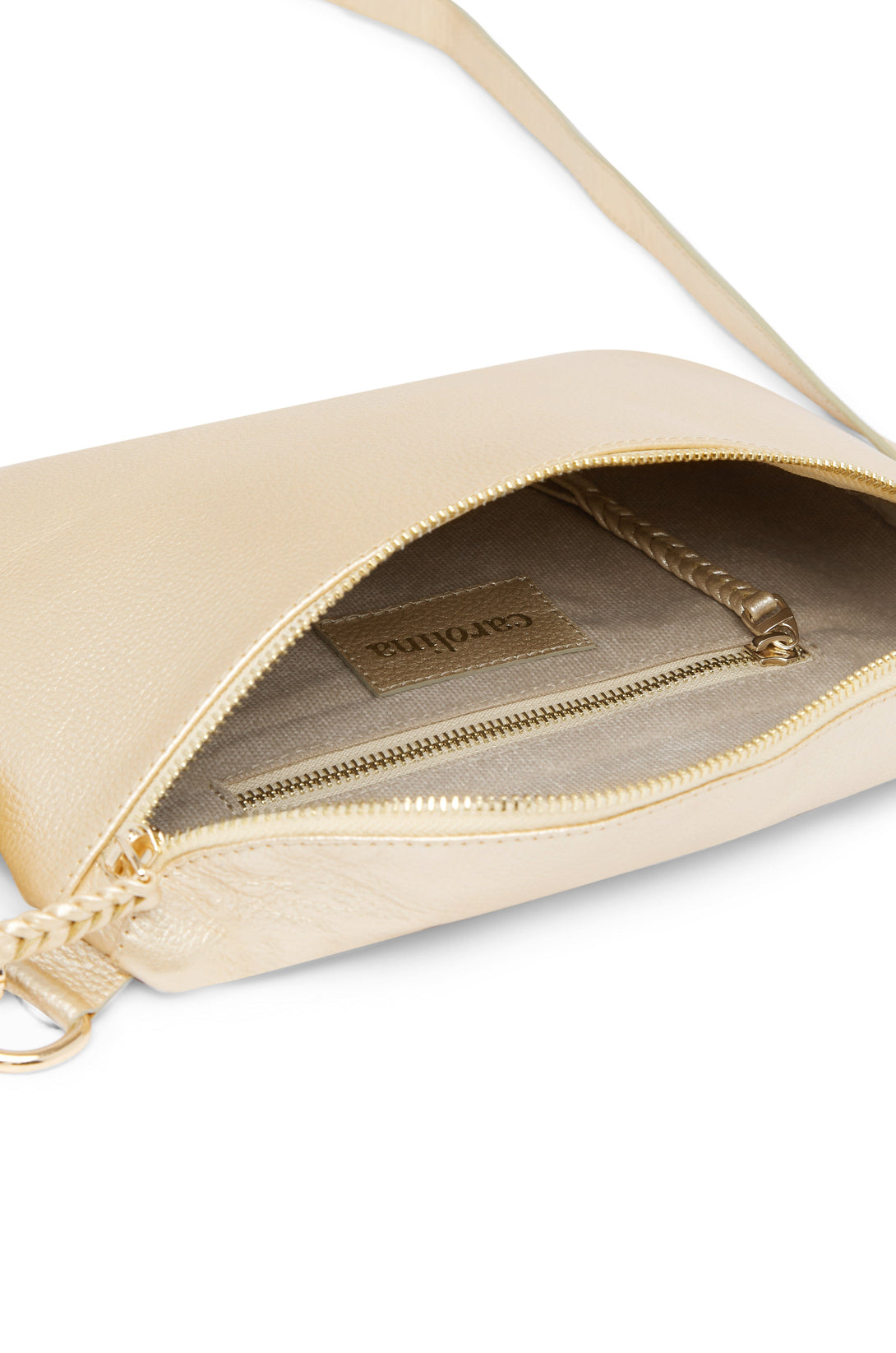 Ramona Leather Handbag Gold Leather
