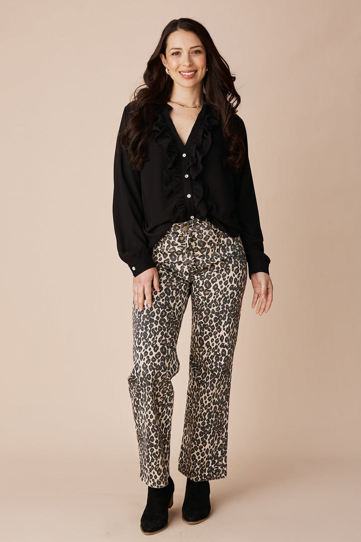 Amery Long Sleeve Top Black Tops