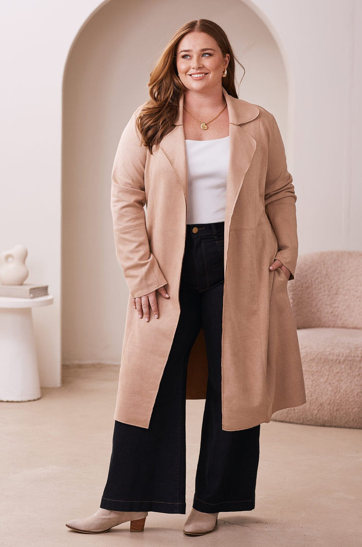 Francine Coat Taupe Jacket