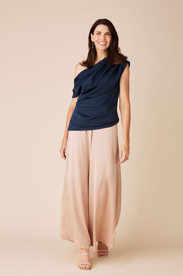 Sloane Wide Leg Pants Champagne Pants