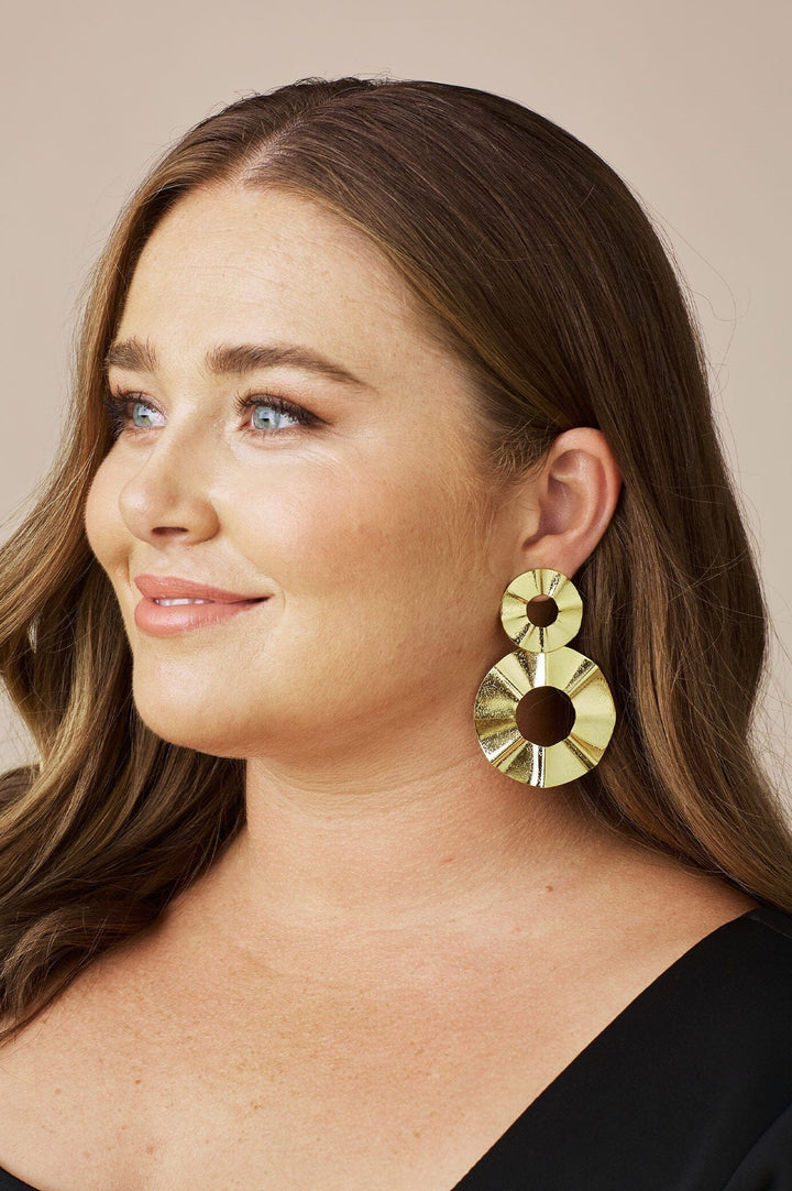 Cora Gold Plated Earrings Earrings
