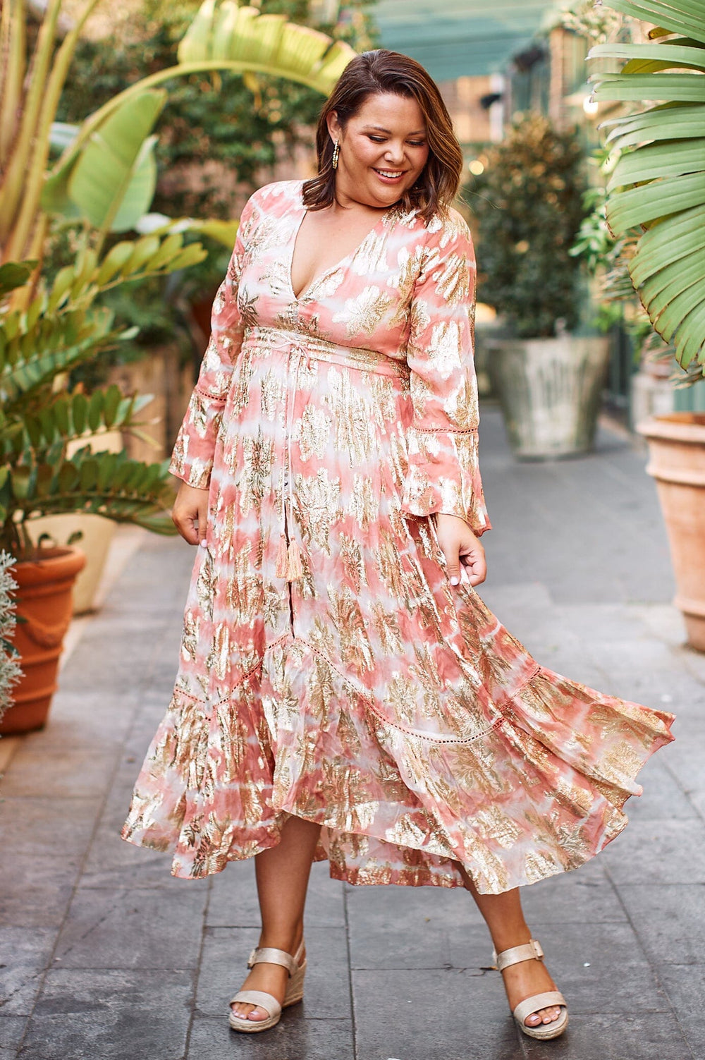 long sleeves floral romantic linen dress 1737 long sleeves floral romantic linen dress 1737