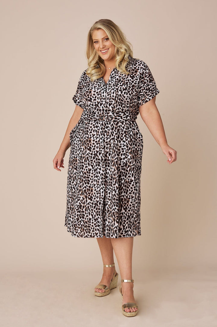 Kendi Animal Print Dress Dress