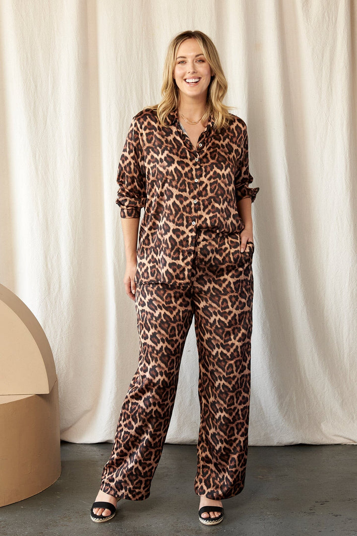 Anika Animal Print Pants Pants