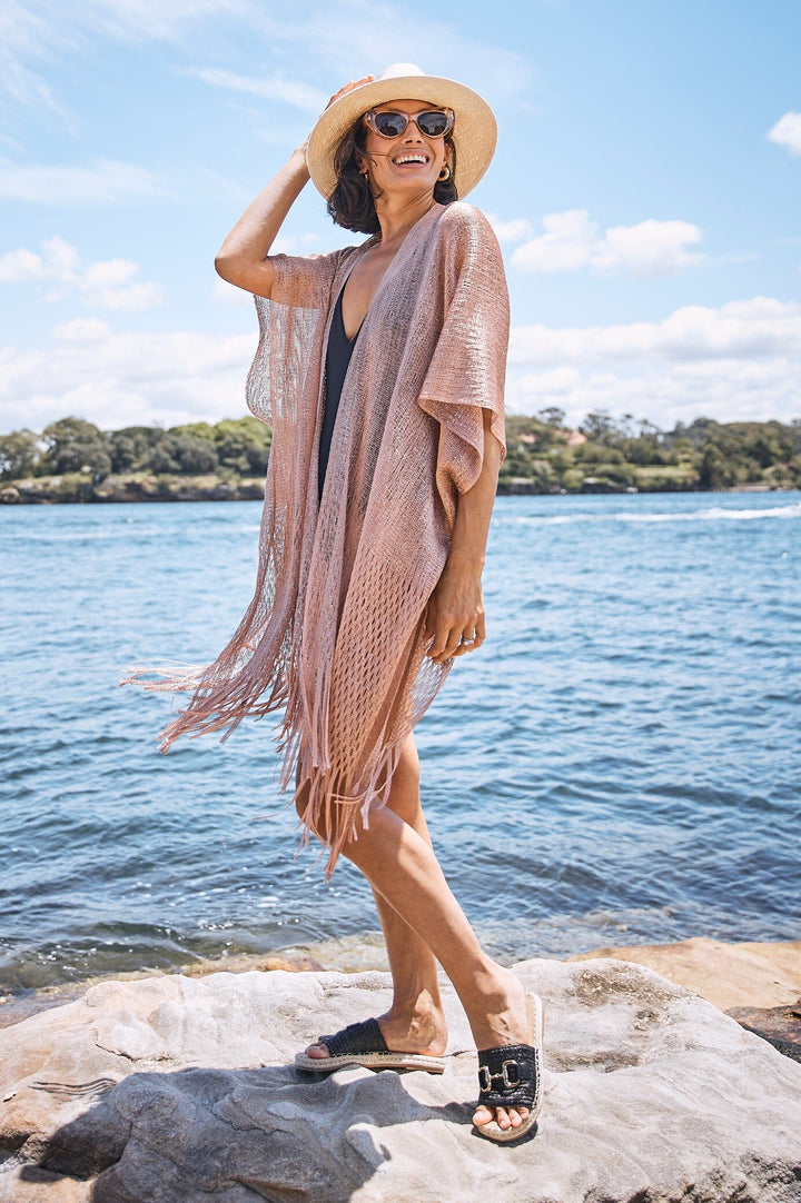 Kaia Cape Rose Gold Capes