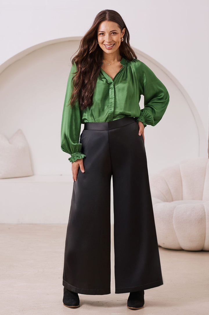 Sloane Wide Leg Pants Black Pants