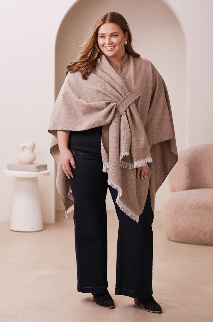 Silvia Cape Mocha- Pre Order Capes
