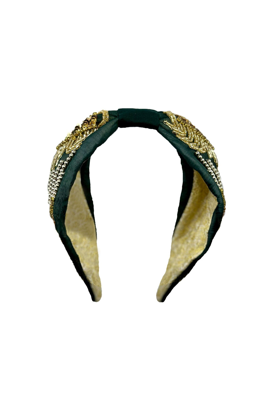 Abella Embellished Headband Olive - Pre Order Accessories