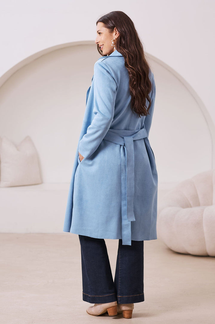 Francine Coat Light Blue Jacket