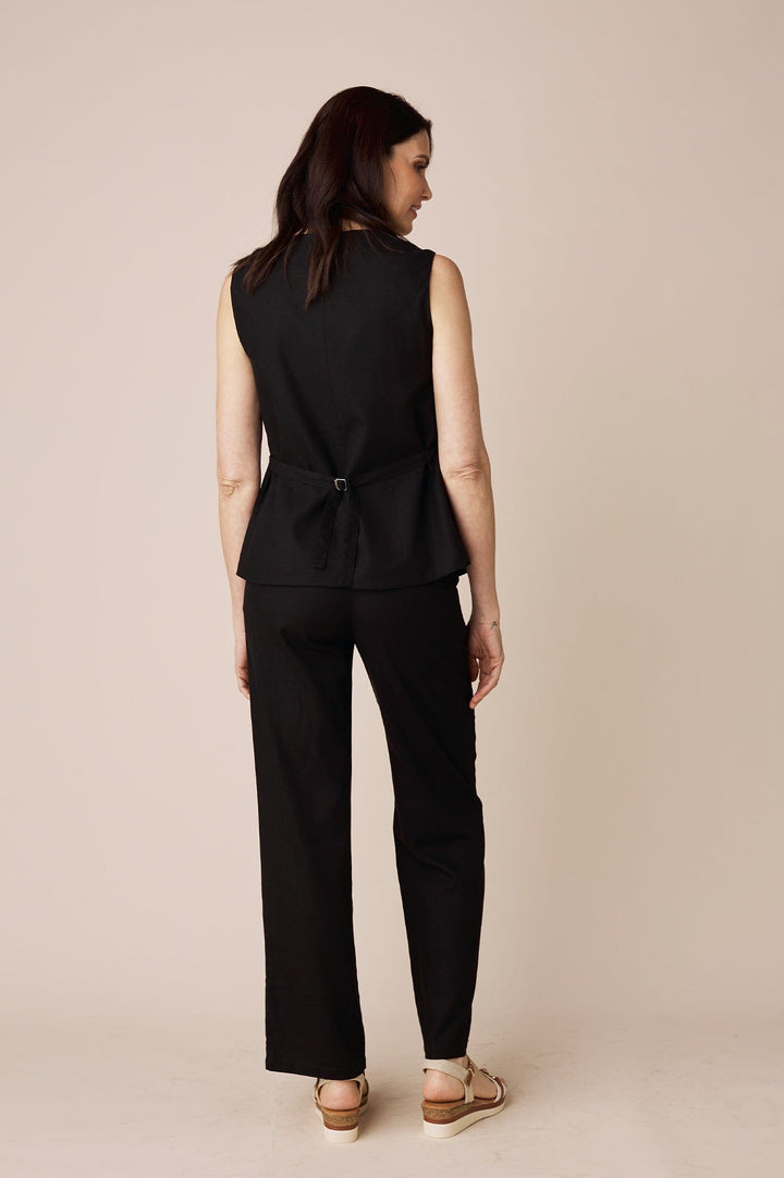 Jocelyn Vest Black Knitwear