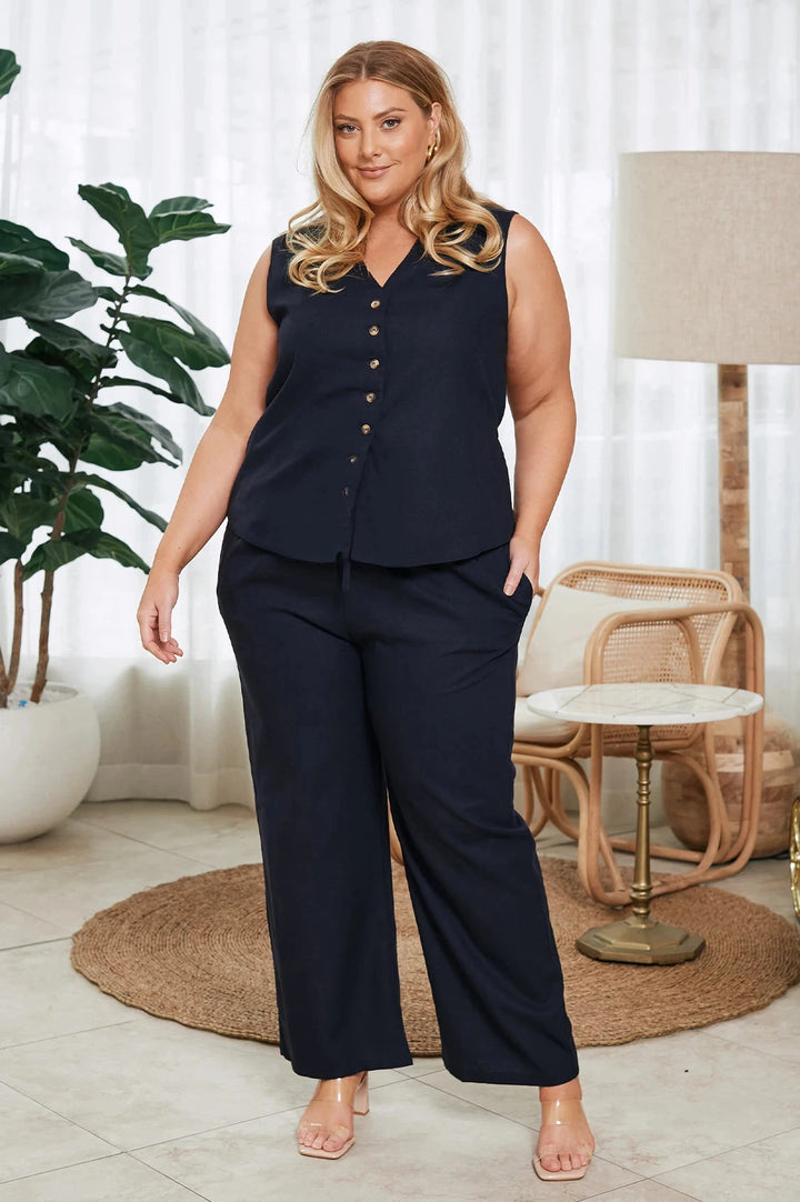 Jocelyn Pants Navy Pants