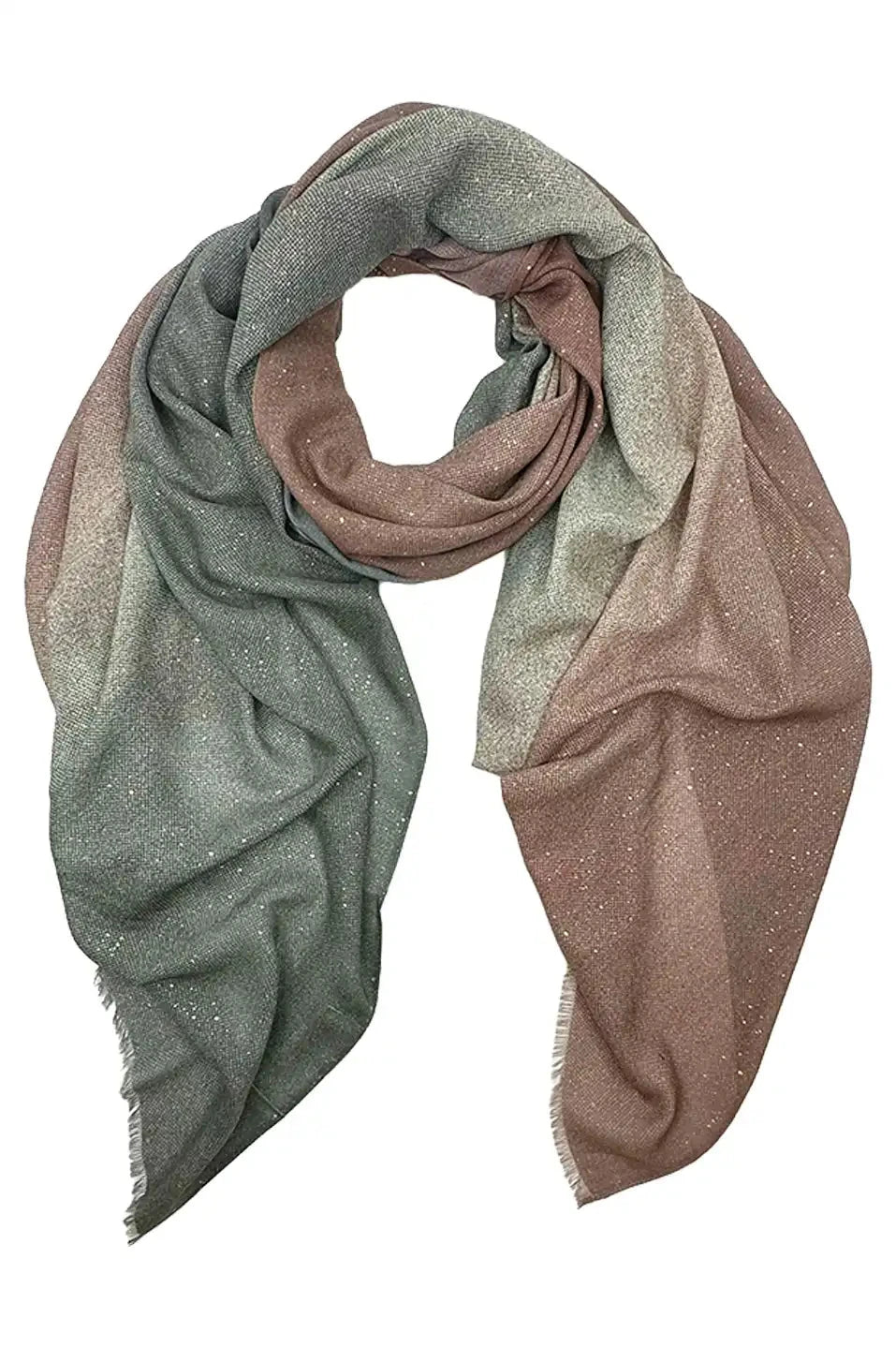 Rose Taupe Ombré Shimmer Modal Scarf – Agatha Scarves