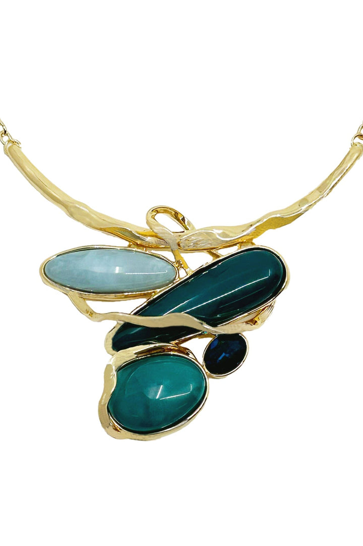 Alani Necklace Teal Necklace