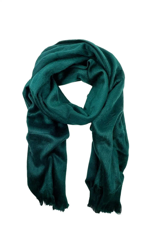 Alpaca Wrap Forest Green Scarves