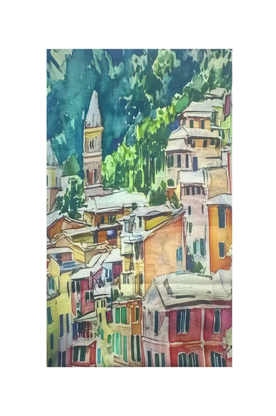 Amalfi Coast in Italy Inspired Modal Scarf Scarves