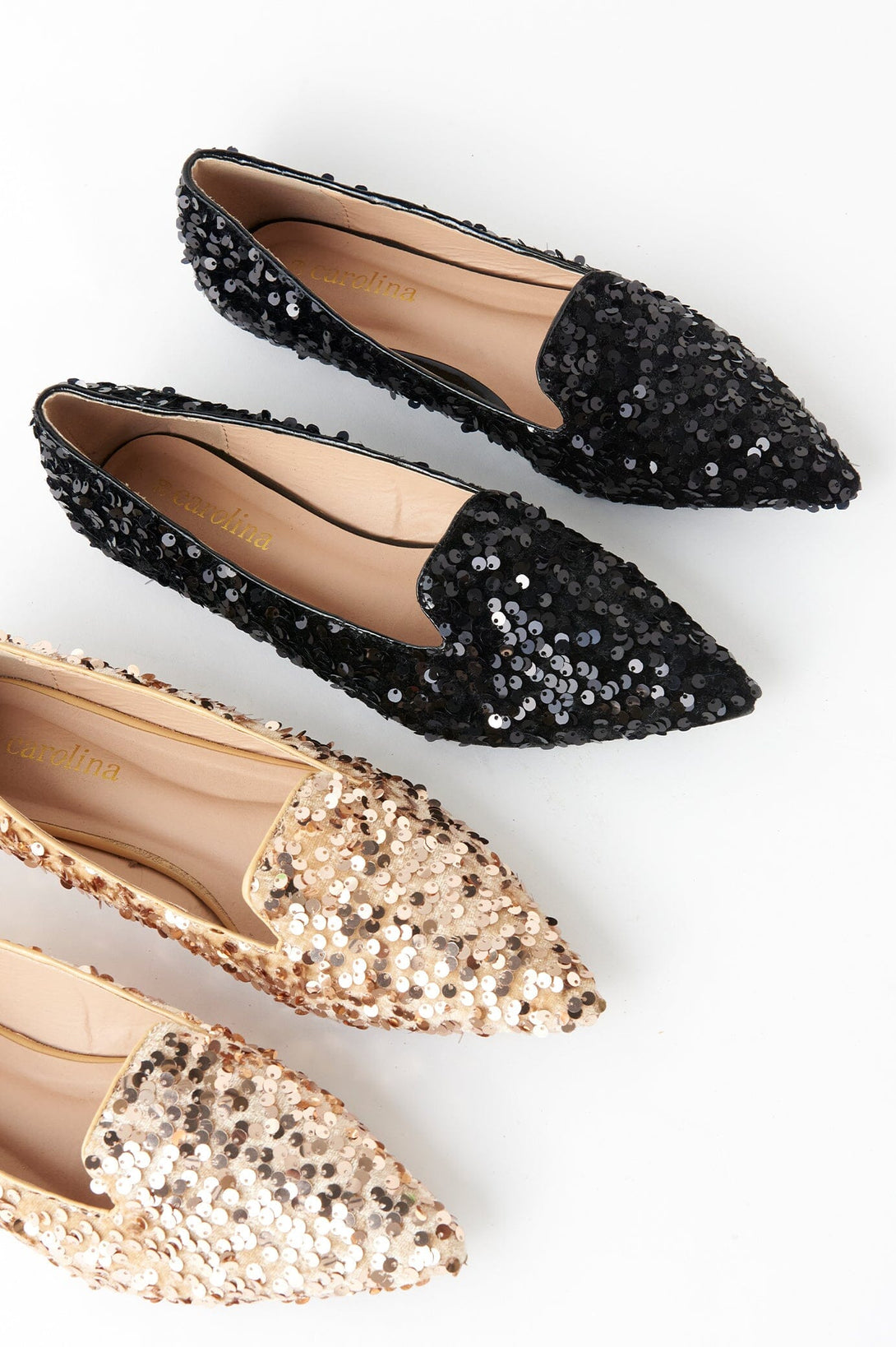 Annabelle Sequin Loafers Black- Pre Order Shoes