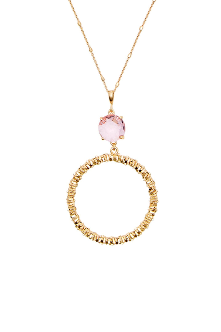 Aurelia Necklace Blush Pendant Necklace