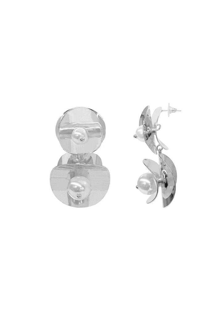 Belen Pearl Earrings Silver Earrings