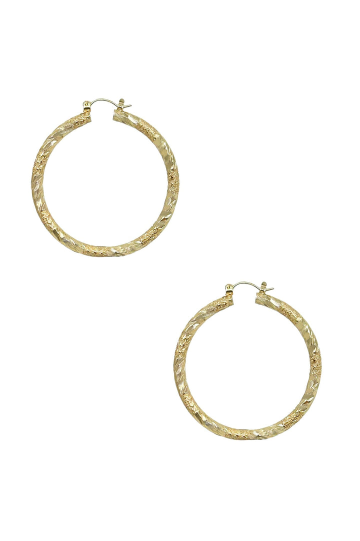 Brittany Hoop Earrings Gold Earrings