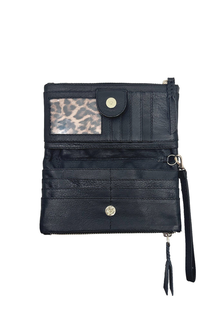 Bronte Wallet Black Leather