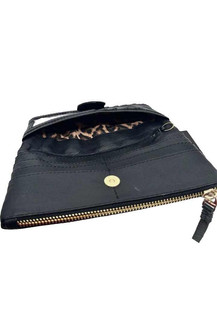 Bronte Wallet Black Leather