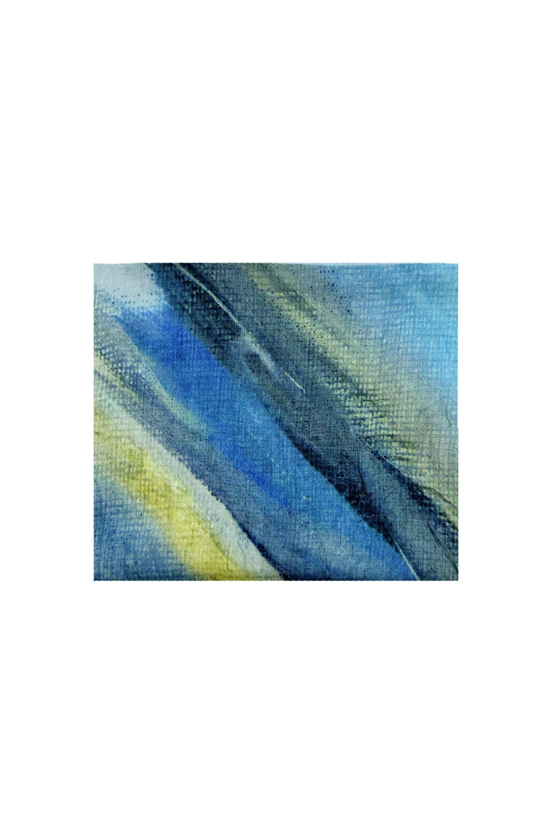 Caddie Abstract Modal Scarf Blue and Yellow Scarves