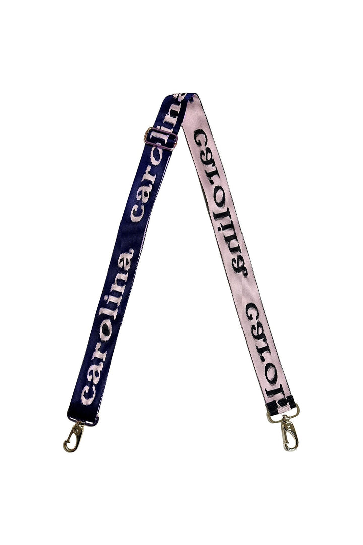 Carolina Bag Strap Navy and Pink Accessories