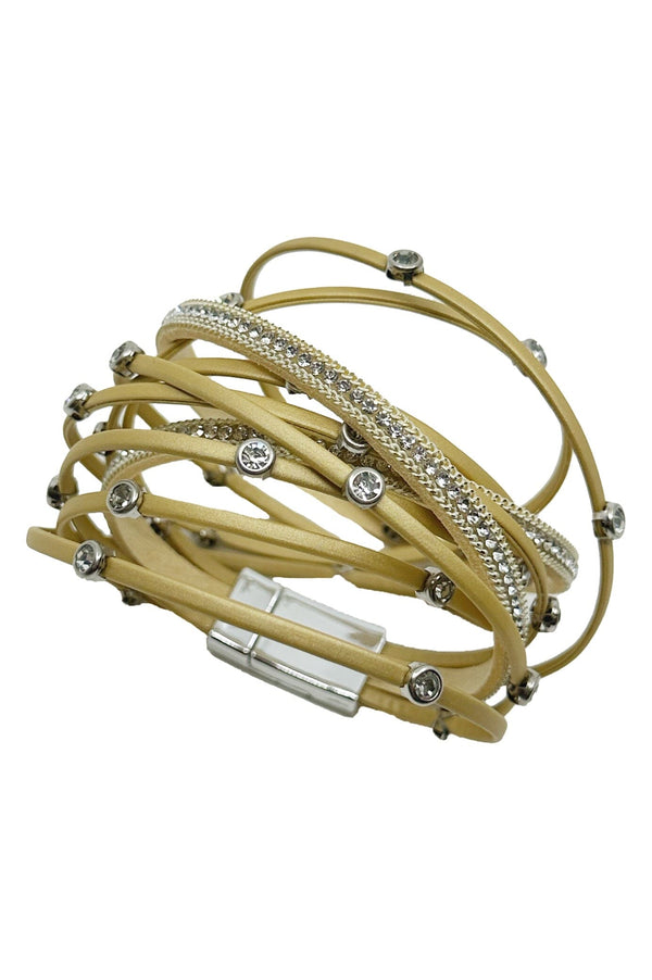 Charlene Wrap Bracelet Light Gold Bracelet