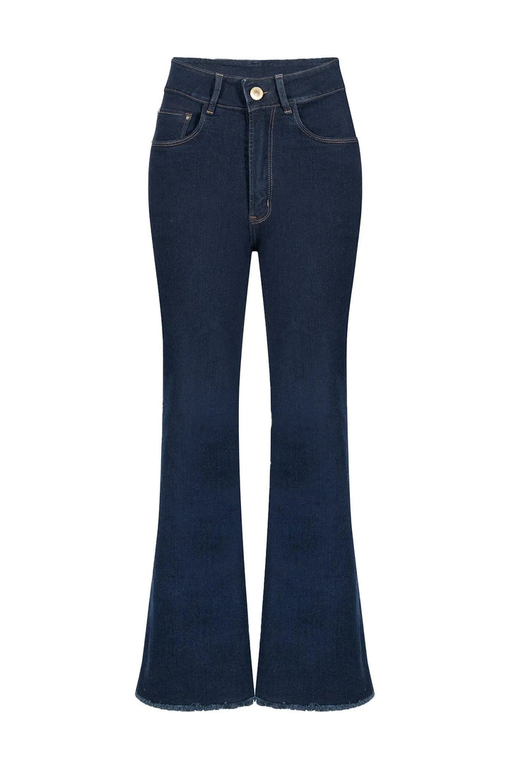 Colette Wide Leg Dark Denim Jeans Denim Pants