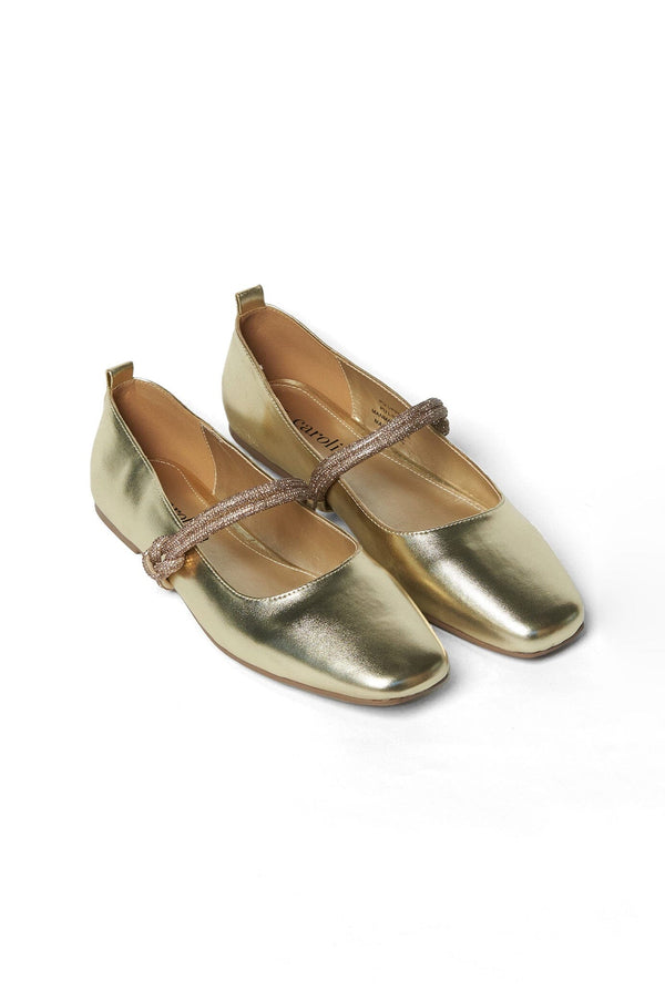 Elara Ballet Flats Gold- Pre Order Shoes