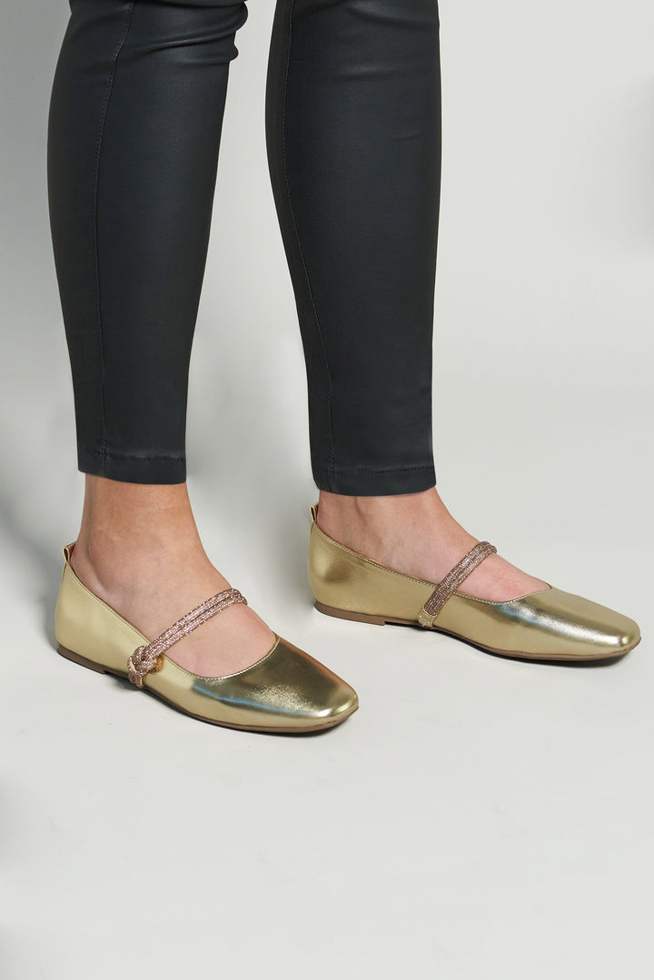 Elara Ballet Flats Gold- Pre Order Shoes