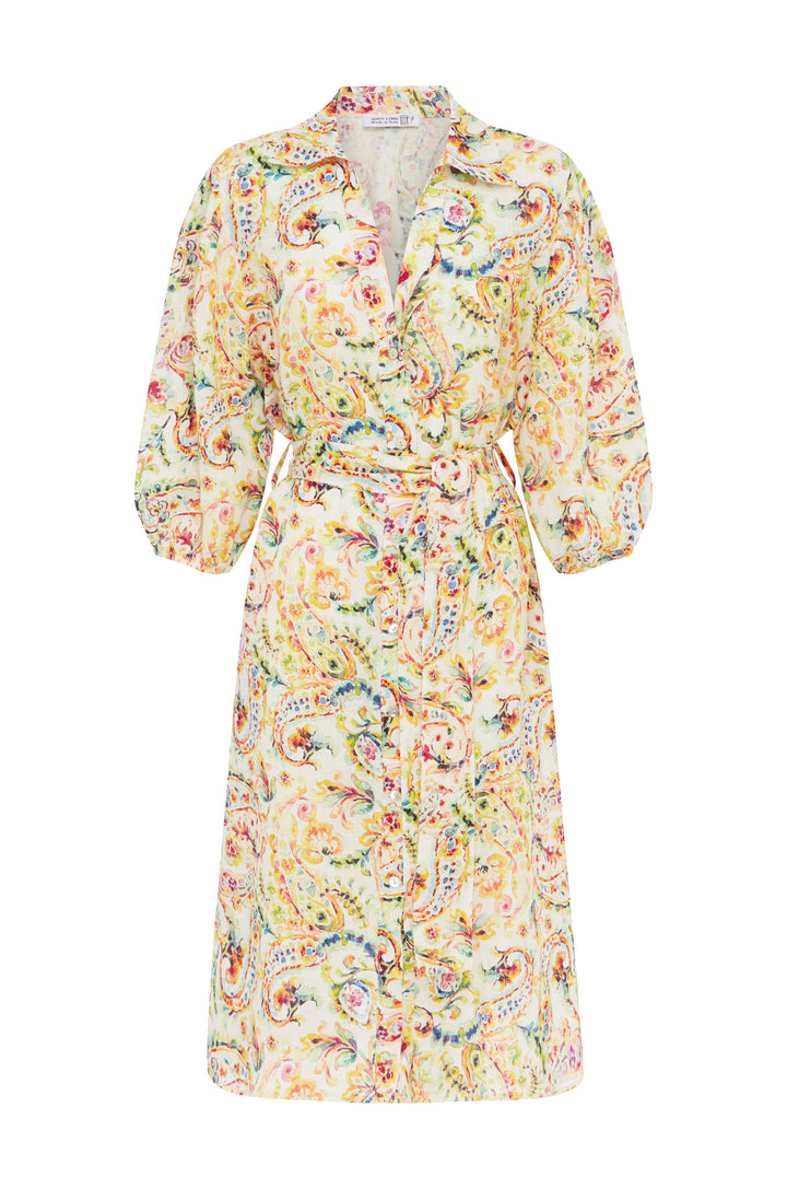 Everleigh Floral Linen Dress Dress