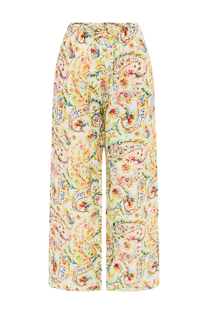 Everleigh Floral Linen Pants Pants