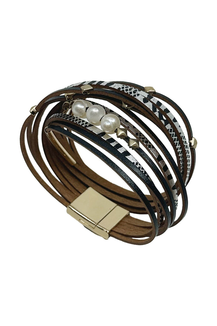 Fabiola Wrap Bracelet Black Bracelet