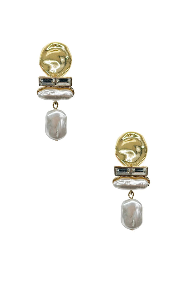 Galina Drop Earrings Gold Earrings