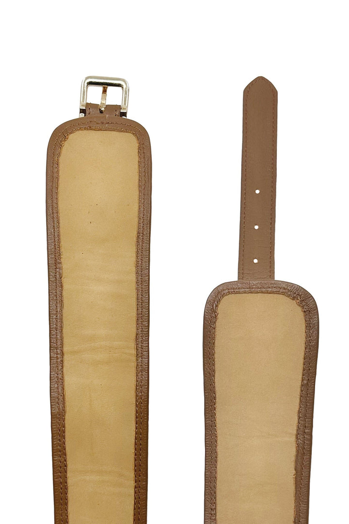 Jaya Elasticised Belt Tan Belts