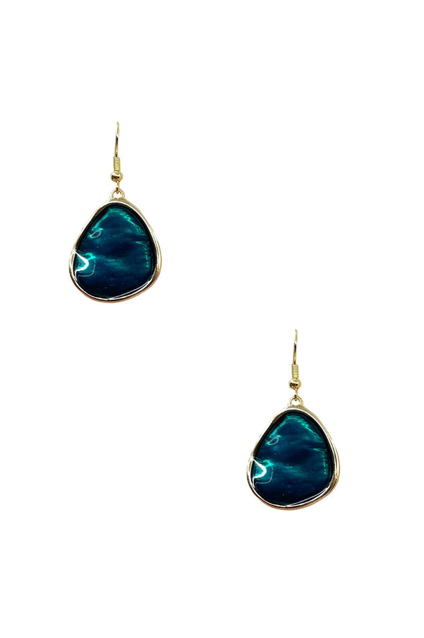 Kamryn Earrings Teal Earrings