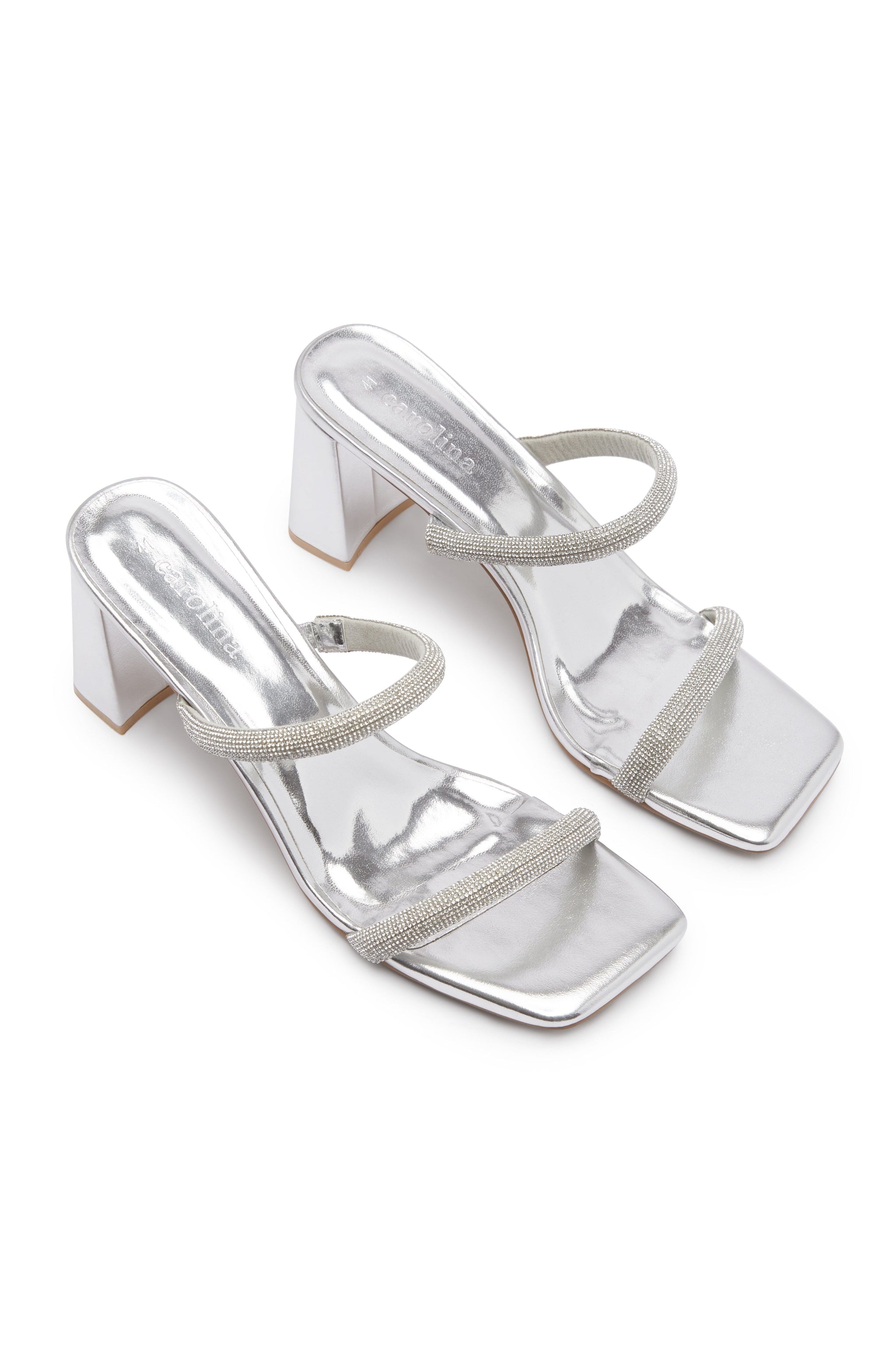 Krissy Heels Silver Shoes